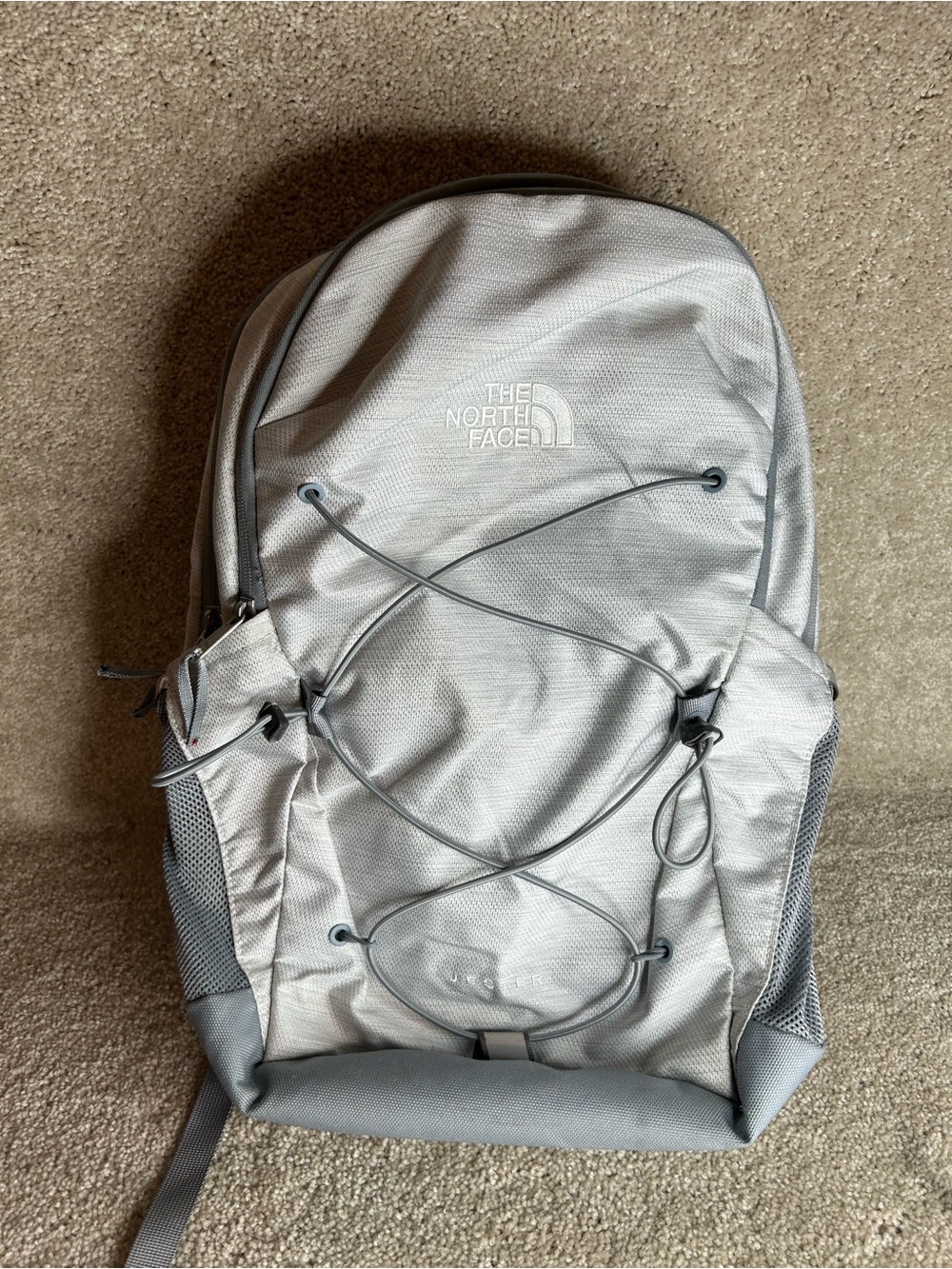 The North Face Jester Backpack Unisex Gray Adjustable Shoulder Strap